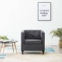 Sillón de tela gris oscuro de vidaXL, Sillones - Ref: Foro24-247161, Precio: 143,86 €, Descuento: %