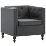 Sillón de tela gris oscuro de vidaXL, Sillones - Ref: Foro24-247161, Precio: 143,86 €, Descuento: %