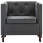 Sillón de tela gris oscuro de vidaXL, Sillones - Ref: Foro24-247161, Precio: 143,86 €, Descuento: %