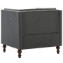 Sillón de tela gris oscuro de vidaXL, Sillones - Ref: Foro24-247161, Precio: 143,86 €, Descuento: %