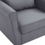 Sillón de tela gris oscuro de vidaXL, Sillones - Ref: Foro24-248616, Precio: 225,74 €, Descuento: %