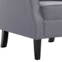 Sillón de tela gris oscuro de vidaXL, Sillones - Ref: Foro24-248616, Precio: 225,74 €, Descuento: %
