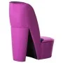 Sillón con forma de zapato de tacón terciopelo morado de vidaXL, Sillones - Ref: Foro24-248645, Precio: 215,17 €, Descuento: %