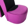Sillón con forma de zapato de tacón terciopelo morado de vidaXL, Sillones - Ref: Foro24-248645, Precio: 200,93 €, Descuento: %