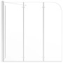 Mampara de ducha de vidrio templado transparente 120x69x130 cm de vidaXL, Puertas de ducha - Ref: Foro24-146227, Precio: 218,...