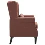 Sillón de tela marrón de vidaXL, Sillones - Ref: Foro24-248617, Precio: 222,42 €, Descuento: %