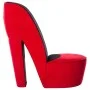 Sillón con forma de zapato de tacón terciopelo rojo de vidaXL, Sillones - Ref: Foro24-248644, Precio: 169,87 €, Descuento: %