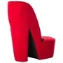 Sillón con forma de zapato de tacón terciopelo rojo de vidaXL, Sillones - Ref: Foro24-248644, Precio: 169,87 €, Descuento: %
