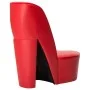 Sillón con forma de zapato de tacón cuero sintético rojo de vidaXL, Sillones - Ref: Foro24-248646, Precio: 198,68 €, Descuent...