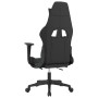Silla gaming con reposapiés tela negro y azul en Sillas gaming | Comprar online en Foru.es