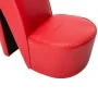 Sillón con forma de zapato de tacón cuero sintético rojo de vidaXL, Sillones - Ref: Foro24-248646, Precio: 198,68 €, Descuent...