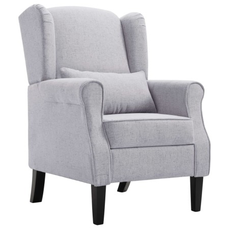 Sillón de tela gris claro de vidaXL, Sillones - Ref: Foro24-248615, Precio: 226,16 €, Descuento: %