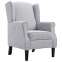 Sillón de tela gris claro de vidaXL, Sillones - Ref: Foro24-248615, Precio: 226,16 €, Descuento: %