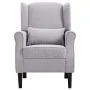 Sillón de tela gris claro de vidaXL, Sillones - Ref: Foro24-248615, Precio: 222,91 €, Descuento: %