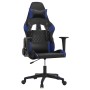Silla gaming cuero sintético negro y azul en Sillas gaming | Comprar online en Foru.es