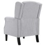 Sillón de tela gris claro de vidaXL, Sillones - Ref: Foro24-248615, Precio: 226,16 €, Descuento: %