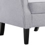 Sillón de tela gris claro de vidaXL, Sillones - Ref: Foro24-248615, Precio: 226,16 €, Descuento: %