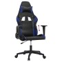 Silla gaming cuero sintético negro y azul en Sillas gaming | Comprar online en Foru.es