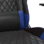 Silla gaming cuero sintético negro y azul en Sillas gaming | Comprar online en Foru.es