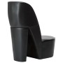 Sillón con forma de zapato de tacón cuero sintético negro de vidaXL, Sillones - Ref: Foro24-248647, Precio: 195,33 €, Descuen...