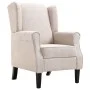 Sillón de tela beige de vidaXL, Sillones - Ref: Foro24-248614, Precio: 273,65 €, Descuento: %