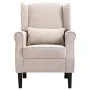 Sillón de tela beige de vidaXL, Sillones - Ref: Foro24-248614, Precio: 273,65 €, Descuento: %