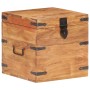 Baúl de madera maciza de acacia 40x40x40 cm de vidaXL, Baúles de almacenamiento - Ref: Foro24-289639, Precio: 152,90 €, Descu...