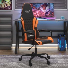 Silla gaming cuero sintético negro y naranja en Sillas gaming | Comprar online en Foru.es