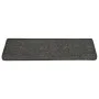 Alfombras de peldaños de escalera 15 uds gris y negro 65x21x4cm de vidaXL, Alfombrillas para escalones - Ref: Foro24-326197, ...