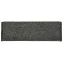 Alfombras de peldaños de escalera 15 uds gris y negro 65x21x4cm de vidaXL, Alfombrillas para escalones - Ref: Foro24-326197, ...