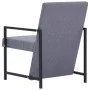 Sillón de tela gris claro de vidaXL, Sillones - Ref: Foro24-282155, Precio: 82,73 €, Descuento: %