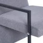 Sillón de tela gris claro de vidaXL, Sillones - Ref: Foro24-282155, Precio: 82,73 €, Descuento: %