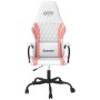 Silla gaming cuero sintético blanco y rosa en Sillas gaming | Comprar online en Foru.es