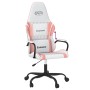 Silla gaming cuero sintético blanco y rosa en Sillas gaming | Comprar online en Foru.es