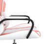 Silla gaming cuero sintético blanco y rosa en Sillas gaming | Comprar online en Foru.es