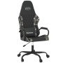 Silla gaming cuero sintético negro y camuflaje en Sillas gaming | Comprar online en Foru.es