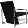 Sillones 2 unidades estructura cromada cuero sintético negro de vidaXL, Sillones - Ref: Foro24-270179, Precio: 220,63 €, Desc...