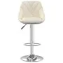 Taburete de cocina 2 unidades de terciopelo crema de vidaXL, Taburetes de cocina - Ref: Foro24-335304, Precio: 140,66 €, Desc...