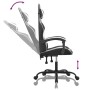 Silla gaming cuero sintético negro y blanco en Sillas gaming | Comprar online en Foru.es