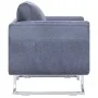 Sillón en forma de cubo de piel de ante artificial gris de vidaXL, Sillones - Ref: Foro24-282154, Precio: 201,44 €, Descuento: %
