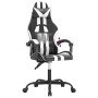 Silla gaming cuero sintético negro y blanco en Sillas gaming | Comprar online en Foru.es