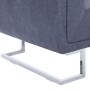 Sillón en forma de cubo de piel de ante artificial gris de vidaXL, Sillones - Ref: Foro24-282154, Precio: 204,18 €, Descuento: %