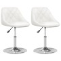 Sillas de comedor 2 unidades cuero sintético blanco de vidaXL, Sillas de comedor - Ref: Foro24-335159, Precio: 125,44 €, Desc...