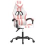Silla gaming cuero sintético blanco y rosa en Sillas gaming | Comprar online en Foru.es