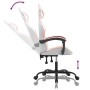Silla gaming cuero sintético blanco y rosa en Sillas gaming | Comprar online en Foru.es