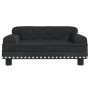 Cama para perros de terciopelo negra 70x45x30 cm de vidaXL, Camas para perros - Ref: Foro24-171886, Precio: 92,03 €, Descuent...