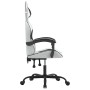 Silla gaming cuero sintético blanco y negro en Sillas gaming | Comprar online en Foru.es