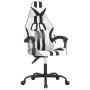 Silla gaming cuero sintético blanco y negro en Sillas gaming | Comprar online en Foru.es