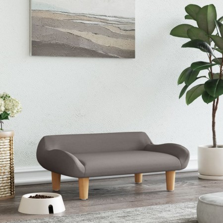 Cama para perros de tela gris taupe 70x40x24 cm de vidaXL, Camas para perros - Ref: Foro24-171949, Precio: 80,11 €, Descuento: %