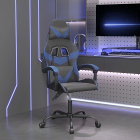 Silla gaming cuero sintético negro y azul en Sillas gaming | Comprar online en Foru.es